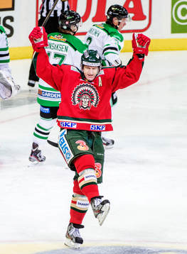 Per-Johan Axelsson, Frölunda, jublar