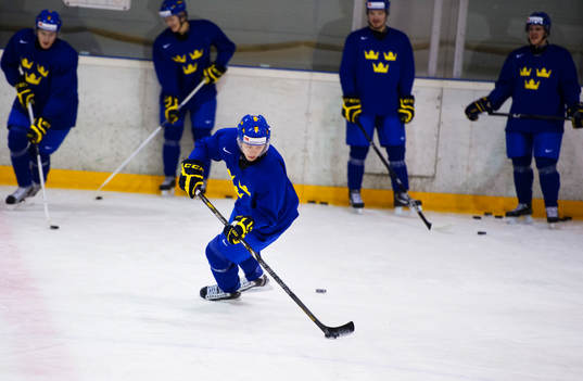 William Karlsson har kontroll på pucken
