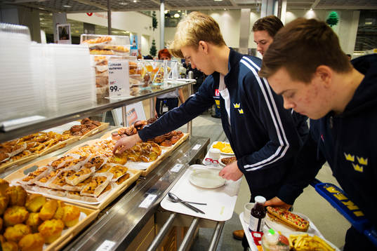 William Karlsson, Sebastian Collberg och Viktor Arvidsson