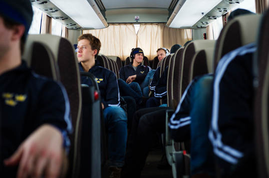 Victor Rask och Nick Sörensen sitter längst bak i