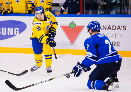 Filip Forsberg, Sverige, skjuter in 5-3