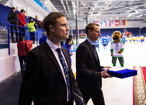Roger Rönnberg, huvudtränare, och Robert Ohlsson,