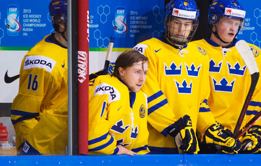 Joel Lassinantti, målvakt, på bänken