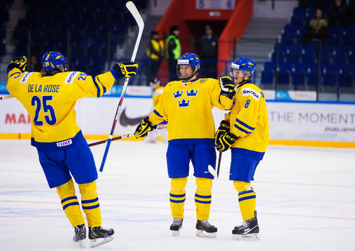 Jacob de la Rose, Robert Hägg och Linus Arnesson, Sverige,