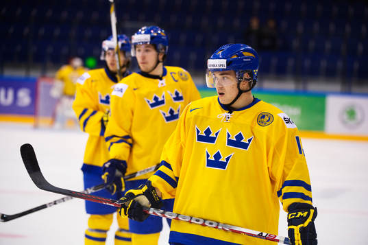 Christian Djoos, Filip Forsberg och Viktor Arvidsson,