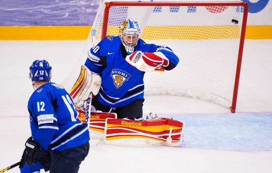 Joonas Korpisalo, målvakt, Finland, släpper in 6-4