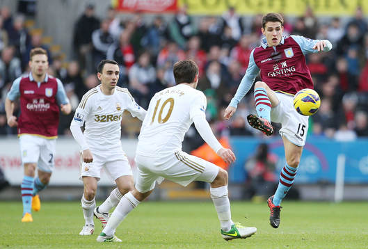 Football - Swansea City v Aston Villa - Barclays Premier