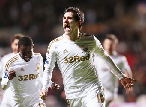Football - Swansea City v Aston Villa - Barclays Premier