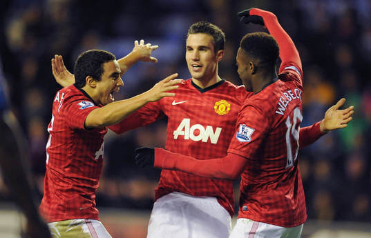 Football - Wigan Athletic v Manchester United - Barclays