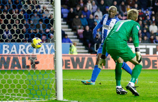 Football - Wigan Athletic v Manchester United - Barclays