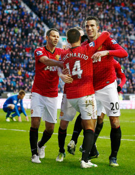 Football - Wigan Athletic v Manchester United - Barclays