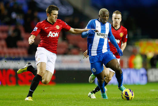 Football - Wigan Athletic v Manchester United - Barclays