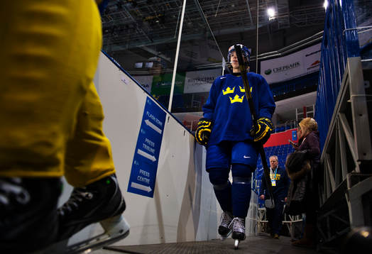 Bläddra bland fler bilder av Ishockey, JVM, träning, Ryssland