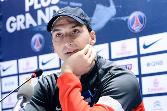 Zlatan IBRAHIMOVIC - 02.01.2013 - Conference de presse -
