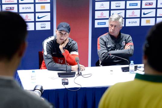Zlatan IBRAHIMOVIC / Carlo ANCELOTTI - 02.01.2013 -