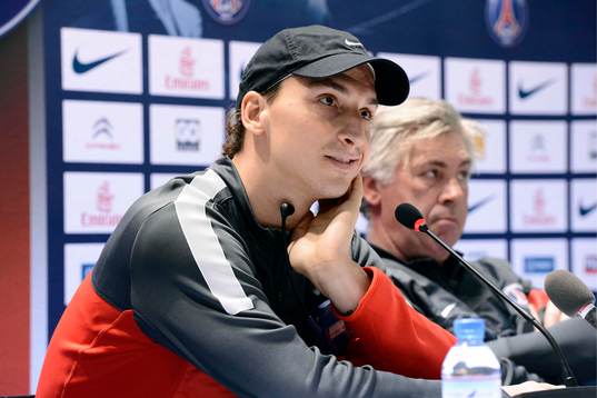 Zlatan IBRAHIMOVIC / Carlo ANCELOTTI - 02.01.2013 -
