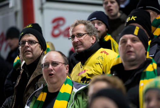Erik Hamrén, förbundskapten i fotboll, är på plats för