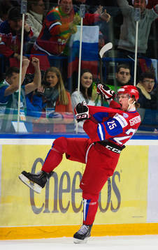 Mikhail Grigorenko, Ryssland, jublar