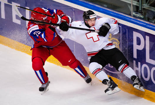 Pavel Koledov, Ryssland, och Lino Martschini, Schweiz