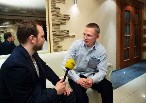 Henrik Sjöberg, reporter Expressen, intervjuar