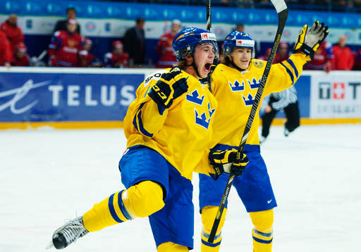 Elias Lindholm och Emil Molin, Sverige, jublar