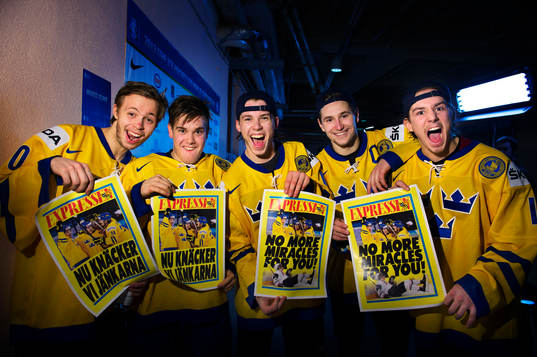 Niklas Lundström, Viktor Arvidsson, Elias Lindholm, Filip