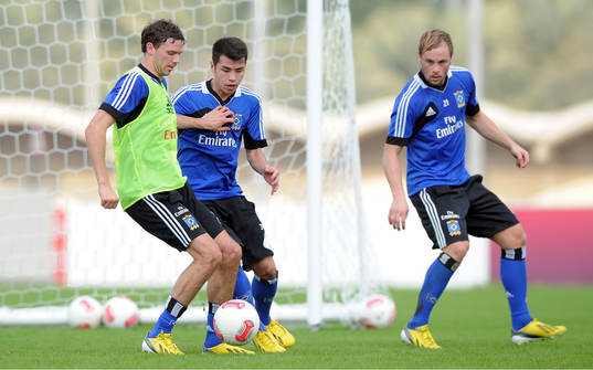 Fotboll, Marcus Berg, Hamburger SV, Träningslägerv.l.