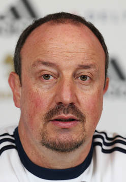 Fotboll, Chelsea, Rafael Benitez Presskonferans Football -
