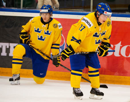 William Karlsson och Filip Sandberg, Sverige, deppar