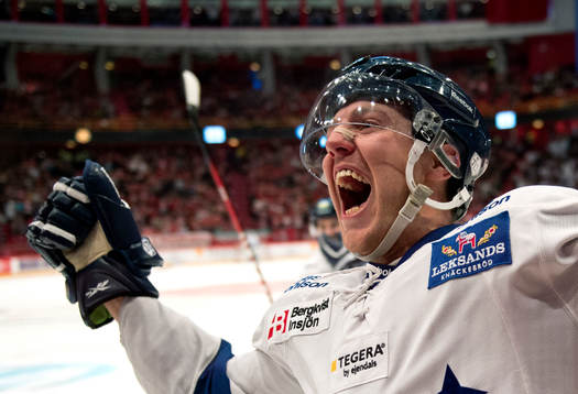 Matchhjälten och tremålsskytten Jacob Blomqvist, Leksand