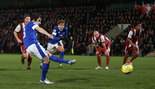 Football - Cheltenham Town v Everton - FA Cup Third Round -