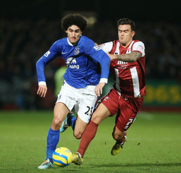 Football - Cheltenham Town v Everton - FA Cup Third Round -