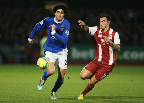 Football - Cheltenham Town v Everton - FA Cup Third Round -