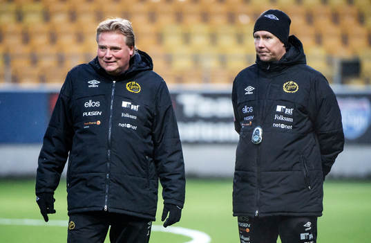 Jörgen Lennartsson, tränare och Peter Wettergren,