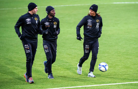 Stefan Larsson, Amadou Jawo och Niklas Hult, Elfsborg