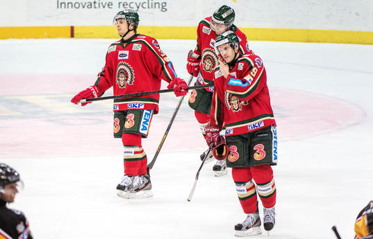 Nicklas Lasu och Magnus Kahnberg, Frölunda, deppar