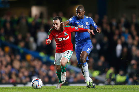 Football - Chelsea v Swansea City - Capital One Cup Semi