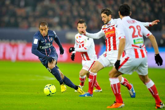 Lucas MOURA  - 11.01.2013 - PSG / Ajaccio  - 20eme journee