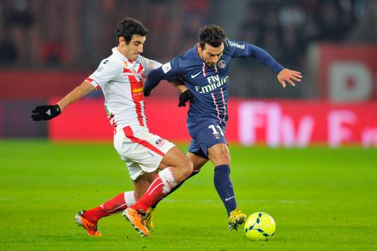 Felipe SAAD / Ezequiel LAVEZZI  - 11.01.2013 - PSG /