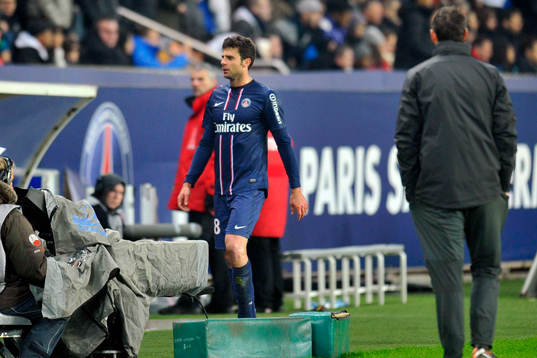 EXPULSION DE Thiago MOTTA - 11.01.2013 - PSG / Ajaccio  -