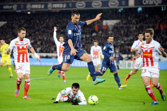 Zlatan IBRAHIMOVIC / Frederic SAMMARITANO - 11.01.2013 -