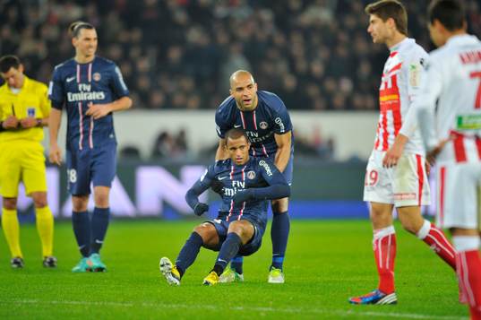 Zlatan IBRAHIMOVIC / LUCAS MOURA  / ALEX - 11.01.2013 -
