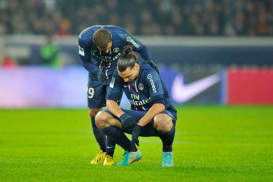 Zlatan IBRAHIMOVIC / LUCAS MOURA  - 11.01.2013 - Paris