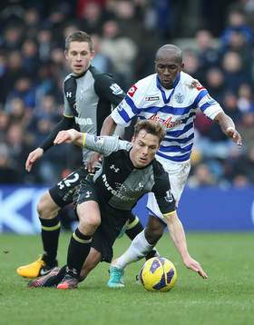Fotboll, Premier Leauge, Queens Park Rangers vs Tottenham