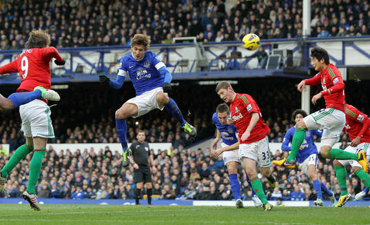 Bläddra bland fler bilder av Fotboll, Premier Leauge, Everton v Swansea City