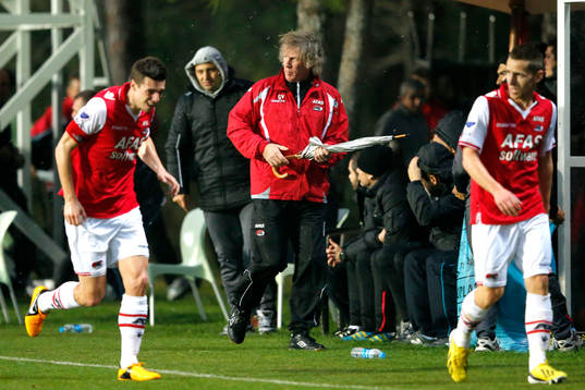 Fotboll, Holländska ligan, Träningsmatch, AZ Alkmaar -
