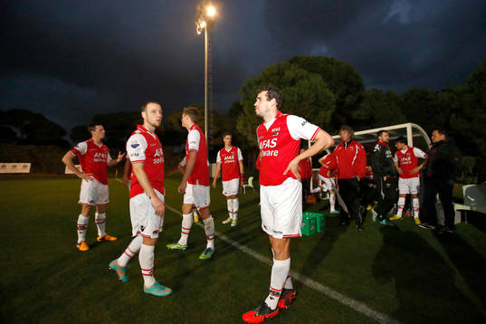 Fotboll, Holländska ligan, Träningsmatch, AZ Alkmaar -
