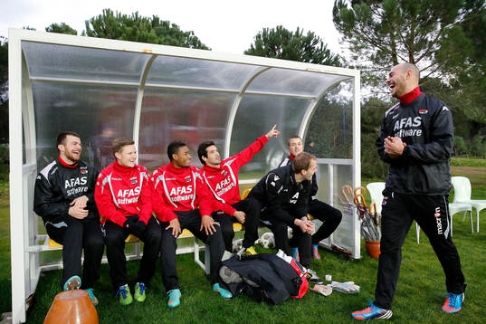 Fotboll, Holländska ligan, Träningsmatch, AZ Alkmaar -