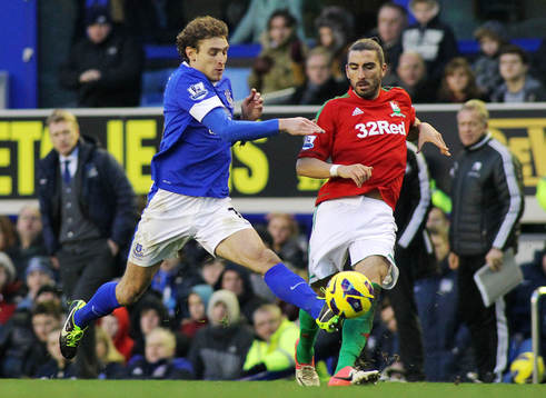 Football - Everton v Swansea City - Barclays Premier League