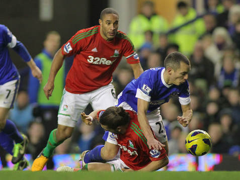 Football - Everton v Swansea City - Barclays Premier League